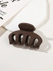 Women's Medium Size Hair Clips, Hair Claw, 6.2cm Lightweight Plastic, Fashionable Elegant Simple Style, Daily Use Accessories