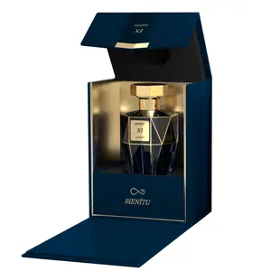 BIENITU XI Eau de Parfum - Luxurious Blue Glass Bottle with Gold Cap - Premium Fragrance for Men and Women