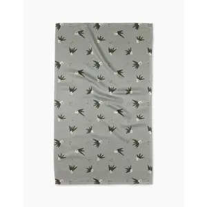 Cali Sun Agave Geometry Kitchen Dish Towel, Absorbent Geoweave™ Cleaning Cloth, Quick-Dry Home Care Supply