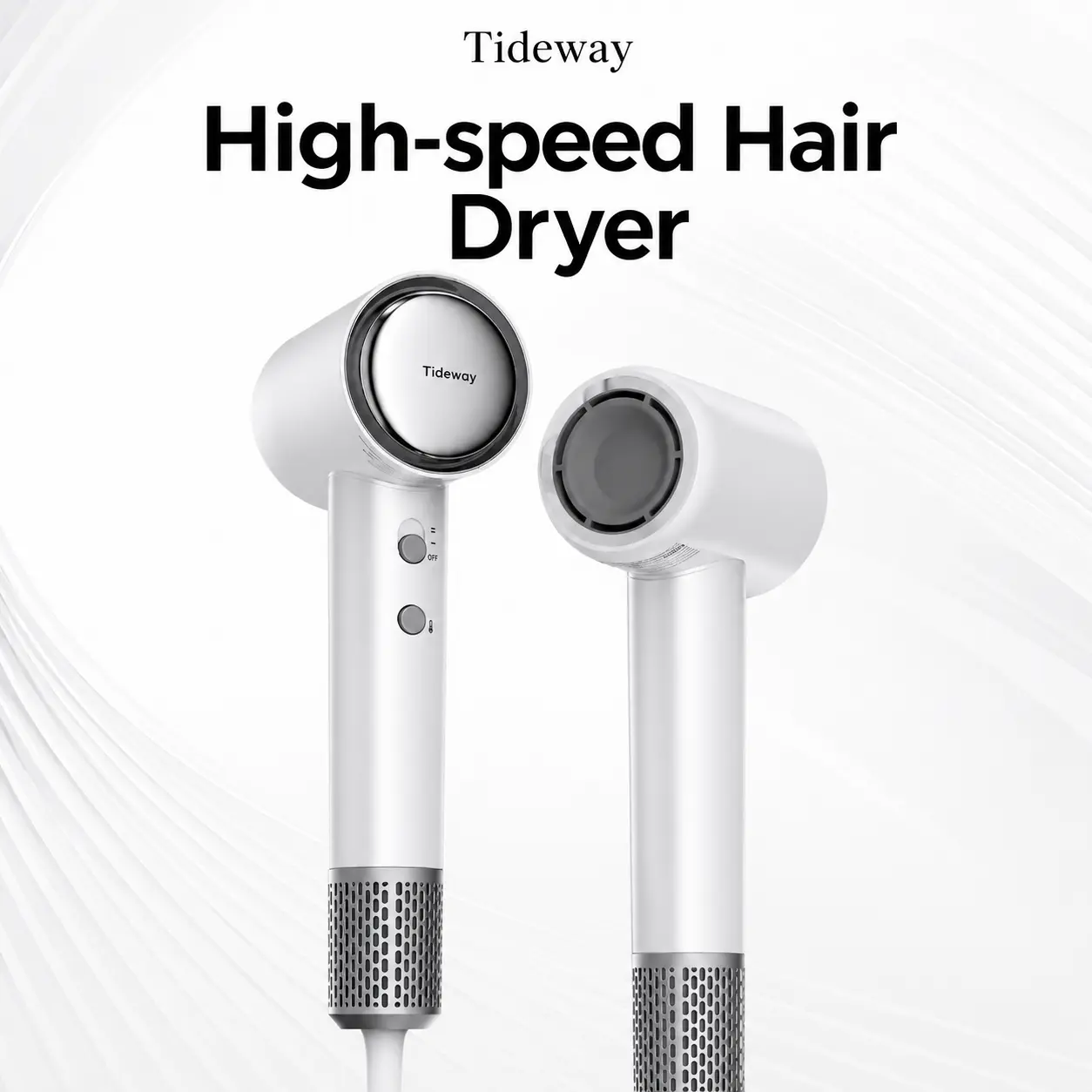 【Live】Tideway H11 Plasmix High-Speed Multifunctional Hair Dryer (White)- Plasma Ionic Scalp Care Beauty Product with Intelligent Temp Control, Self-Claning, Anti-Static, Frizz-Free Features dorm essentials tiktokshopbacktoschool