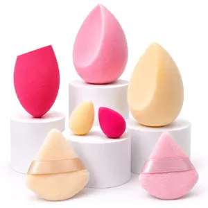 7PCS Latex-Free Makeup Sponge Set Beauty Blender for Foundation & Concealer