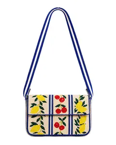 Beaded Cherry/Lemon Bag