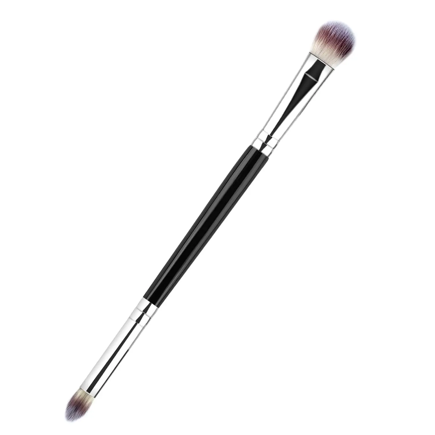 Eyeshadow Brush Eye Makeup Brush Professional Blending Eyeshadow Makeup Brushes for Concealer Eyebrows Eyeliner Soft Hairs Makeup Tool (Black) Angled