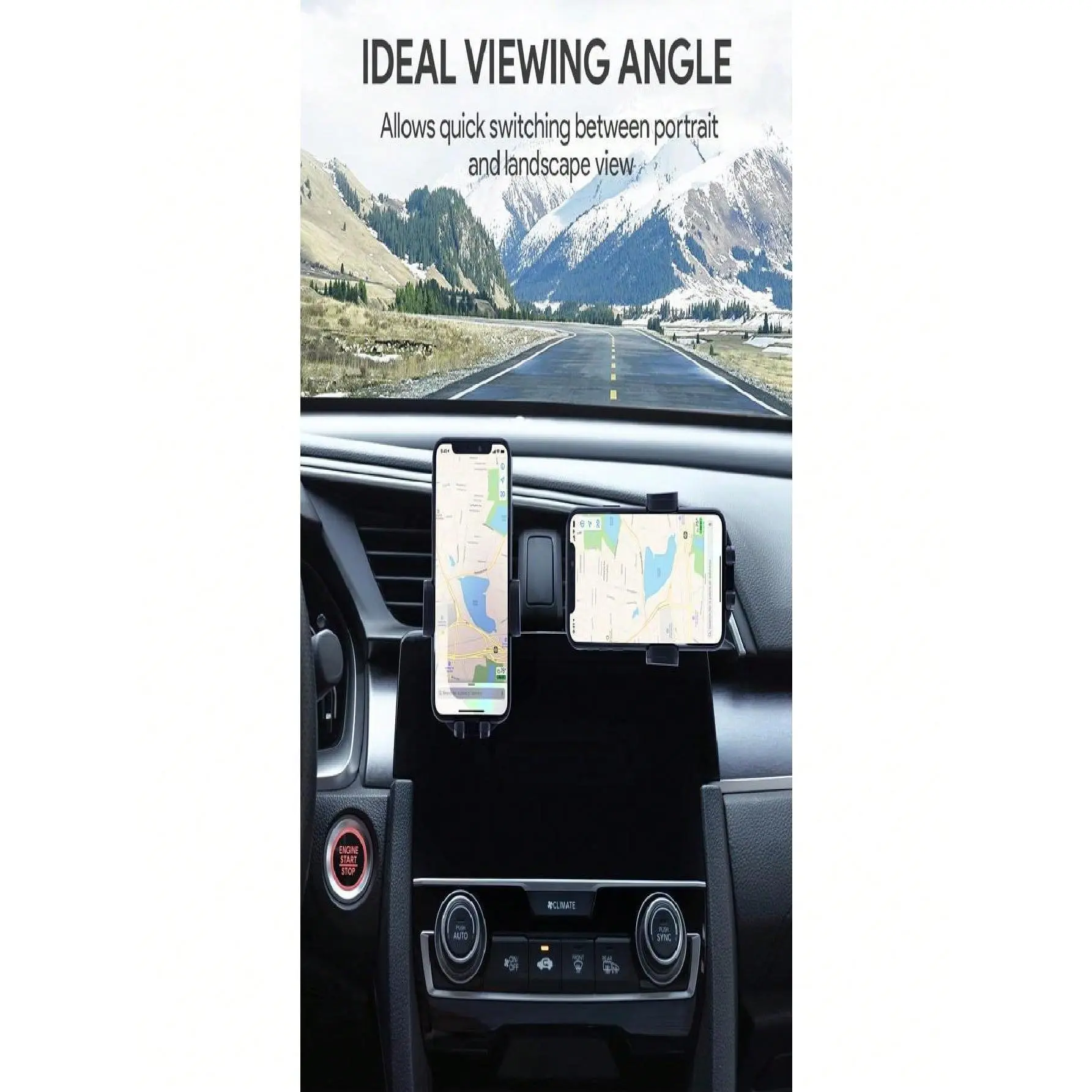 UU.shop AUKEY HD-C58 Universal Air Vent Phone Car Holder