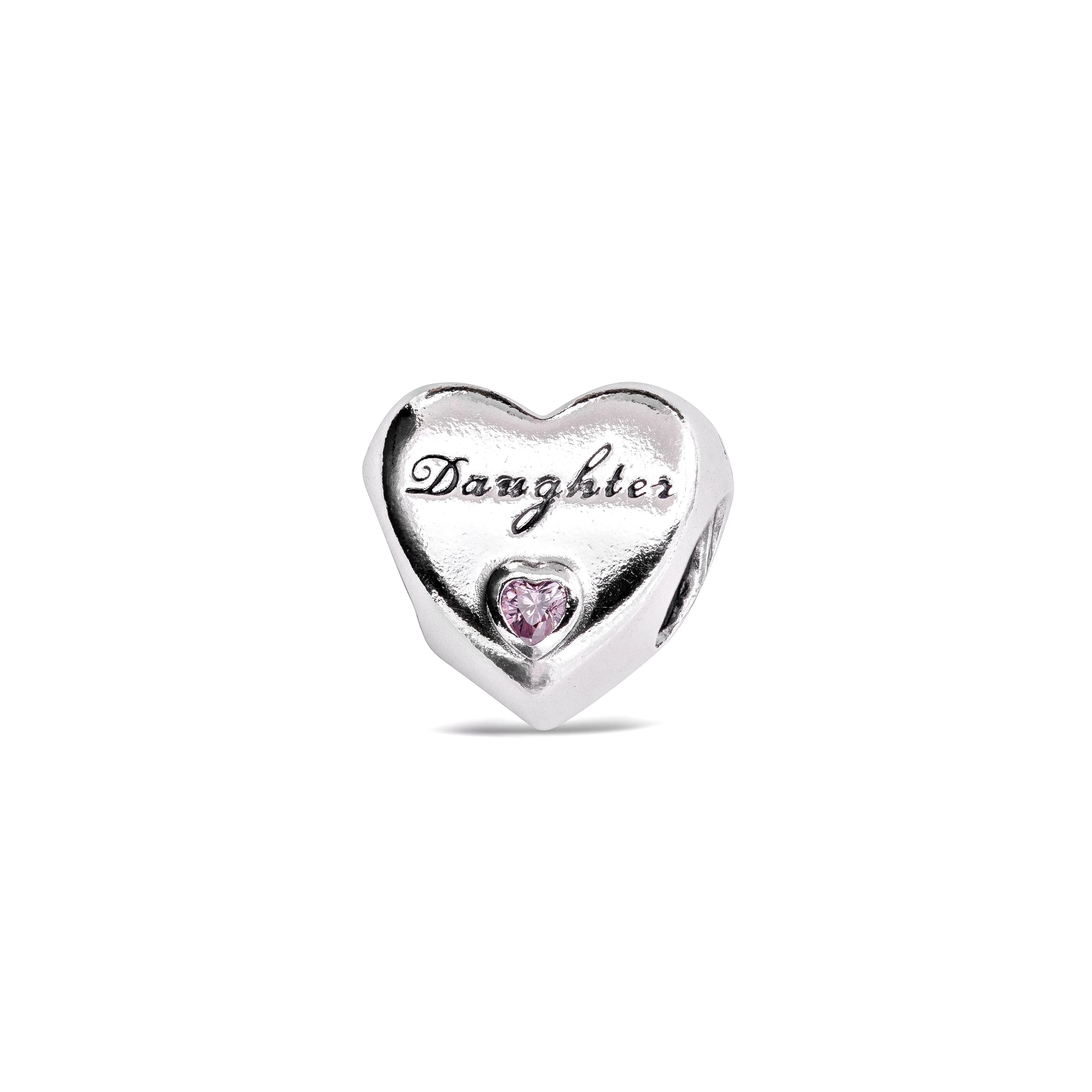 Pandora Daughters Love Charm Sterling Silver Women's Jewelry 791726PCZ