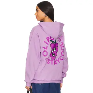 Stay Cool x OLIPOP Classic Grape Hoodie in Lavender Unisex