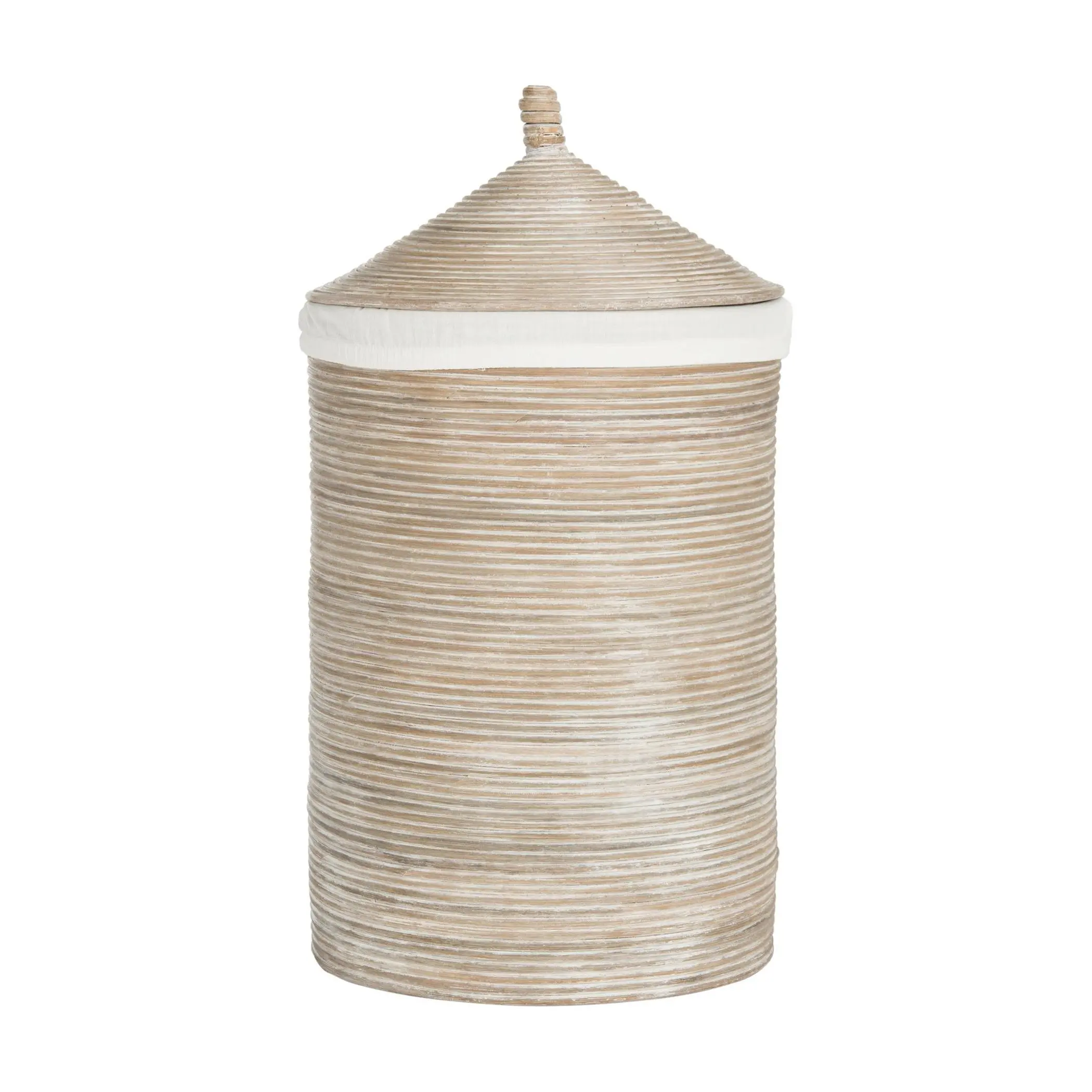 Safavieh Wellington Rattan Storage Hamper WithLiner