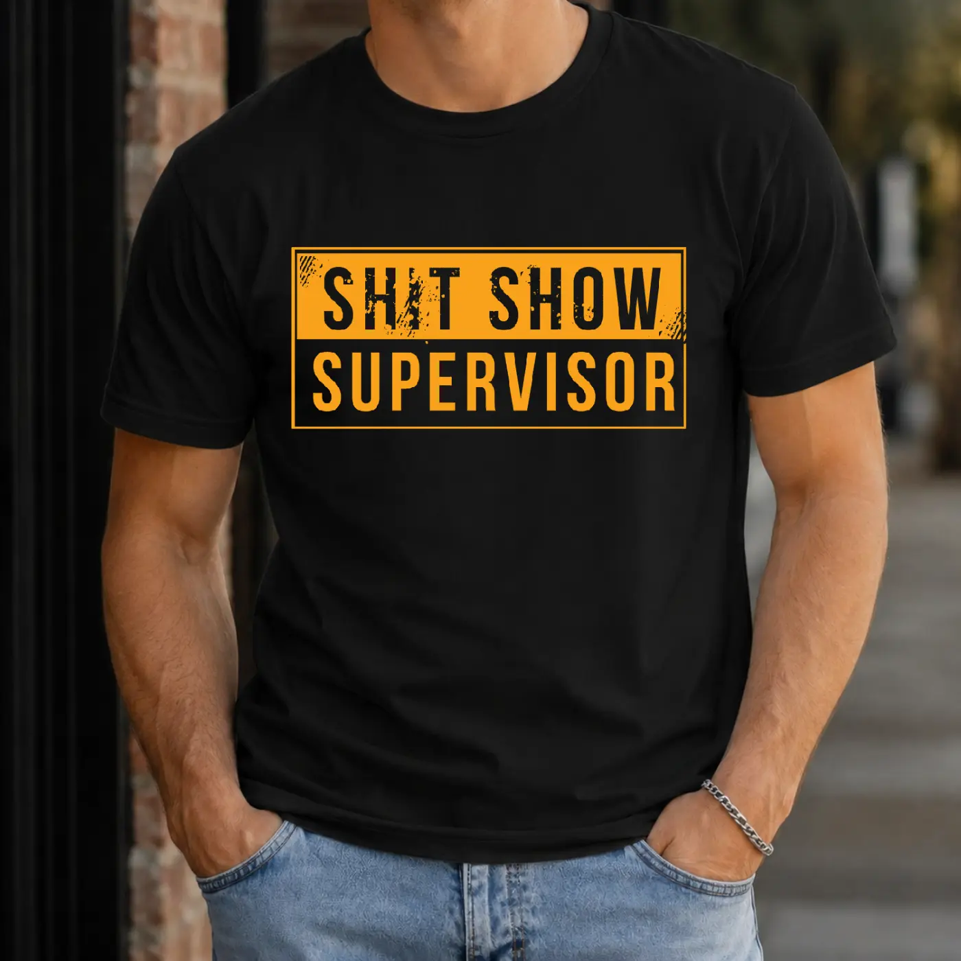 Funny Sh*t Show Supervisor Shirt, Workplace Humor T-Shirt, Boss Coworker Gift, Chaos Coordinator Tee