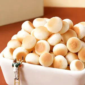 Mini cheese sphere cookies, Rich Cheddar Flavor, Sweet fragrance, Crispy/Crunchy, Party Platters, Office Munchies, Kids' Rewards, Snack Jars, 2.12oz/bottle