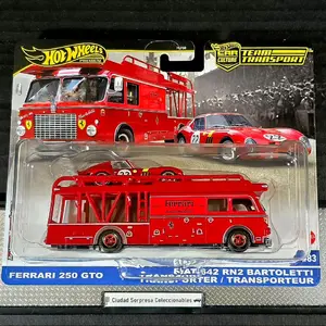 2025 Hot Wheels Team Transport Ferrari 250 GTO & Fiat 642 RN2 Bartoletti NEW