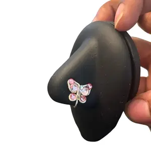 Butterfly NoseCuff Non-Piercing Nose Jewelry in Gold & Silver Tarnish-Resistant Copper Wire Nose Bridge Accessory for Stylish Wear