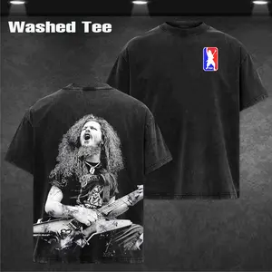Vintage Dimebag Darrell Pantera Rock Band shirt Hoodie Washed – Vintage Acid Wash Heavy Cotton Oversize Unisex Pop Rock Band T-Shirt, Retro Bar rock Music Streetwear Top, Merch Gift for Fans