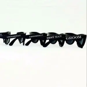 Printed Groomsmen Sunglasses - Fun Wedding Sunglasses - Groomsman Wedding Glasses