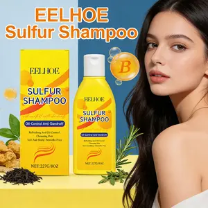 EELHOE Sulfur Shampoo - Oil Control Anti-Dandruff Deep Cleansing Nourishing Refreshing Hair Shampoo