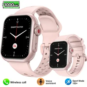 Smart Watchs for iphone, Smart Voice Assistant 1.83" Compatible Android for iPhone Answer&Make Call Step Counter Sleep Tracker 120+ Sports Fitness Tracker Watch IP68 Waterproof  Smart Watch Bluetooth calls Wristwatch Monitor Automatic Metal