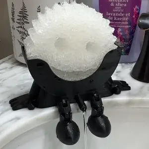 Daddy sponge holder with spigot
