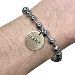 Mama Coin Tag Bracelet