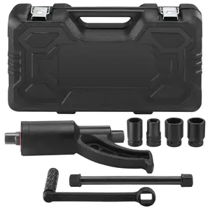 fathersdaygift  VEVOR Torque Multiplier, Heavy Duty Torque Multiplier Wrench Set, 1 Inch Drive Lug Nut Wrench Torque Multiplier, 1: 58 4800N. m Lug Nut Remover, with 4 Sockets and Storage Case for Truck Trailer RV