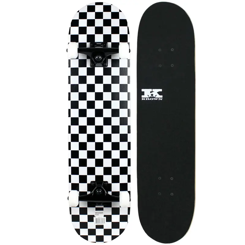 Krown Rookie Complete Black/White Checker 7.5"