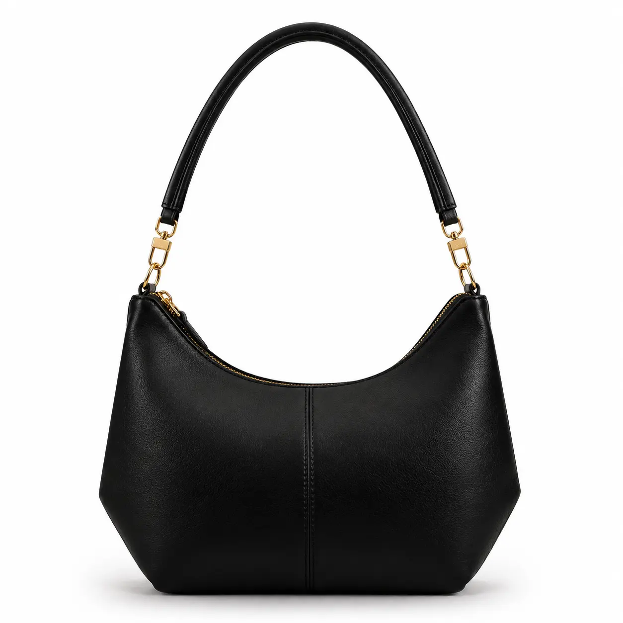 Carrypop Crescent Hobo Purse for Women, Modern Vegan Handbag with Top Zipper, Convertible Crossbody Everyday Bag, Ideal Gifts for Women