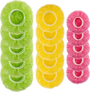 60Pcs Bowl Covers Reusable - Plastic Bowl Covers Elastic Reusable Fresh Keeping Bags Food Plastic Wrap Elastic Bowl Covers Reusable Plastic Food Covers Stretch Elastic Food Storage Covers Containers Disposable Kitchen Utensils