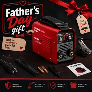 【FathersDayGift】HiSTART 110V Portable Handheld Welding Machine, MINI Stick Welder with Hot Start, Arc Force, Anti-Stick IGBT Inverter, Supports E6013/E7018 φ2.4/φ3.2 Rods, Digital Display Arc Welder with Welding KitI,deal for Home Use & DIY