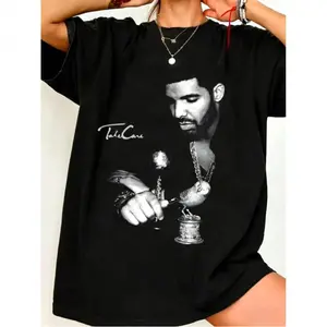 Drake T-Shirt _ Rap Merch Graphic Tee _ Takecare _ Rare Hip Hop Graphic Print 67  shirt