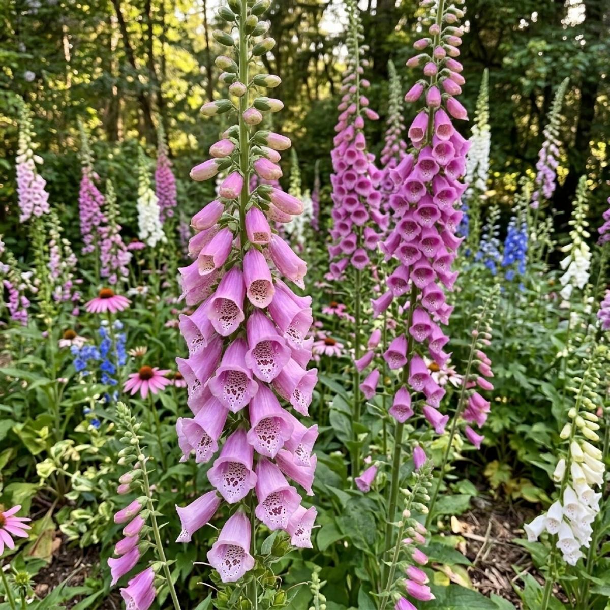 Non-GMO Digitalis Seeds for Flower Lovers Easy to Plant Perennial Flower Seeds for Garden Landscaping Attract Butterflies Bees Beautiful Blooms All Season
