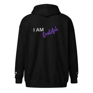 I AM GRATEFUL Sacred Stitch EMBROIDERED Hoodie