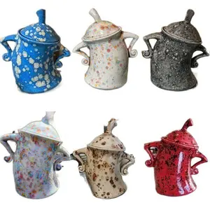 Funny Spoof Ceramic Cup Ornament, Creative Home & Garden Decoration, Unique Personality Storage Jar