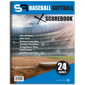 Baseball / Softball "LITTLE BLUE" Size: 9.25" x 12" 16 Player - 24 Games