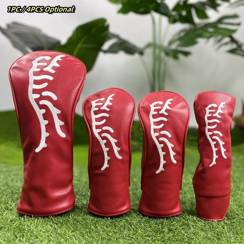 Golf Club Head Cover, 1 Set Durable Waterproof Golf Club Head Cover, Essential Golf Accessory, Golf Accessories for Men & Women, Golf Club Protector, Golf Equipment, Golf Supply, Golf Gear