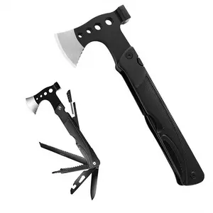 Multi-Tool Axe with Hidden Saw,  Hammer,mini Knife Wrench Bottle opener Saw and Nylon Fiber Handle – Includes ABS Sheath for Camping and Survival.The best gift for family, friends, father, husband, or boyfriend