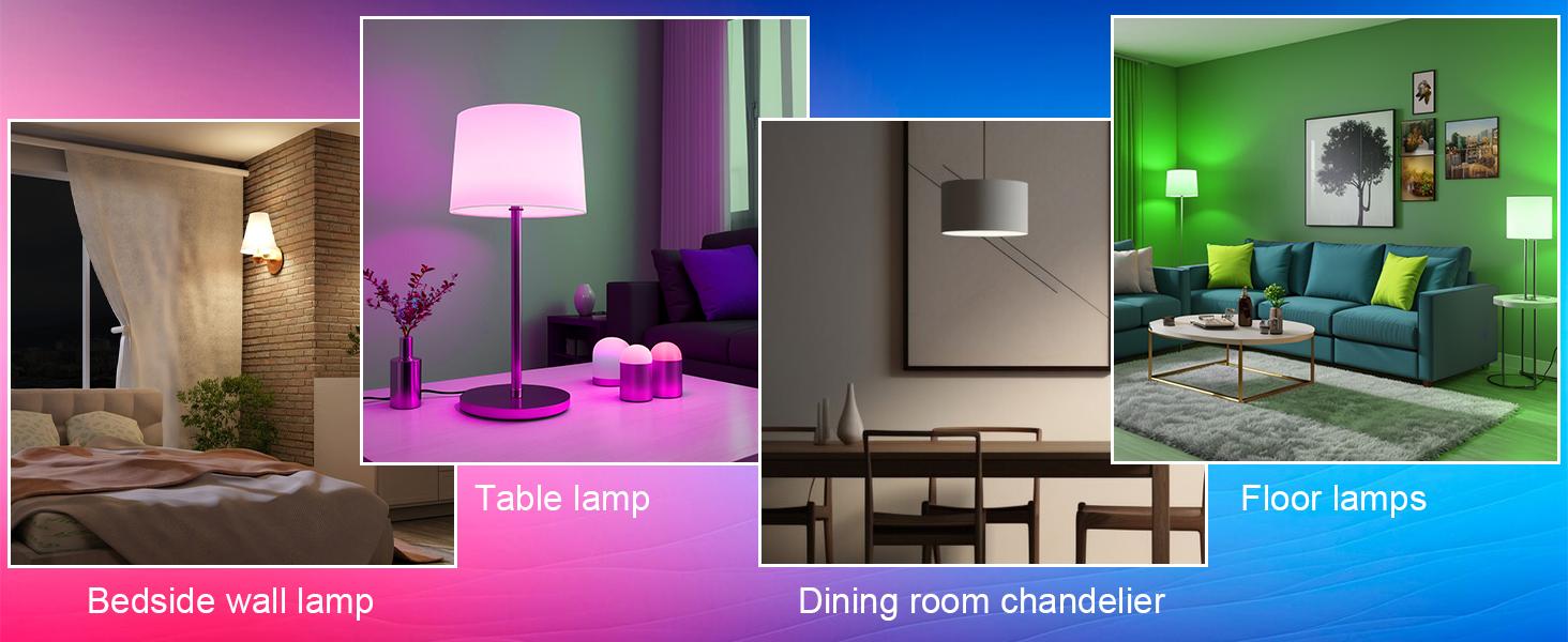 Rechargeable Emergency Light Bulbs with Remote, Magnetic Battery Powered E26 LED Bulb with Timer for Lamps/Sconces/Outdoor Camping, 3 Color Temperatures & 12 RGB Colors, Non-Hardwired