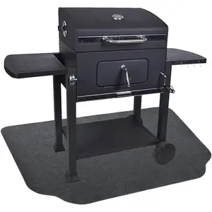 50 inches Under The Grill Protective Deck and Patio Mat, Under Grill Floor Mats to Protect Deck, Mat for Under Absorbent Oil Pad Protector for Deck & Patio