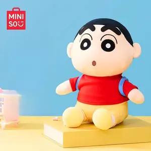 MINISO Backpack Shin-chan Plush Toy  -  Cute Stuffed Animal Plushie, Soft Doll Gift for Kids Fans