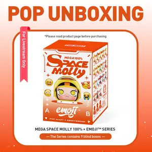 unboxing - MEGA SPACE MOLLY 100% × emoji？ Series