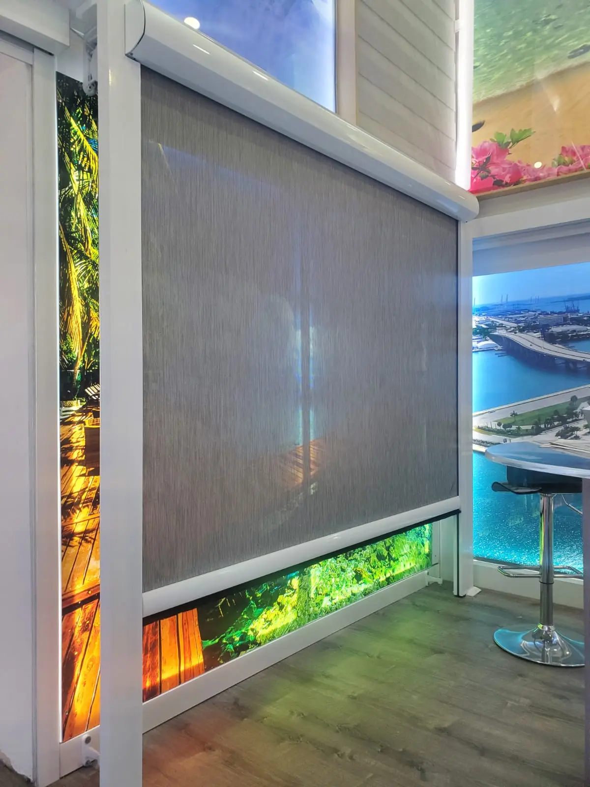 Exterior Motorized Shades Zipper Exterior Motorized Shades Zipper