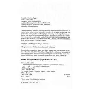 USED-Planets Beyond: Discovering the Outer Solar System (Wiley Science Editions) by Mark Littmann (Hardcover)