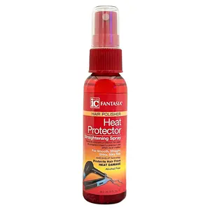 Fantasia IC Heat Protector Spray 2 oz – Anti-Frizz, Shine & Smoothness for Flat Iron, Blow Dryer & Curling Iron