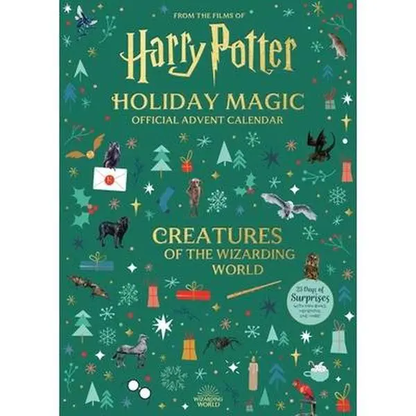 Harry Potter Holiday Magic Official Creatures of the Wizarding World Advent Calendar - Insight Editions Hardcover Book