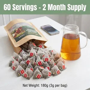 Portable herbal flower tea, 8 pure herbal blends, no additives, vegan, caffeine-free, for daily drinking,Better blends,Herbal Tea,teajunkie