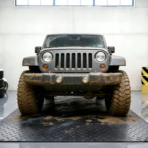 Garage Floor Mat, 7.5x20ft Heavy Duty Containment Mat, Rubber Flooring Roll, PVC Anti-Slip Parking Mat for Under Cars, SUV, Truck, Garage, Industry, Gym, Protects Surfaces, Transforms Garage