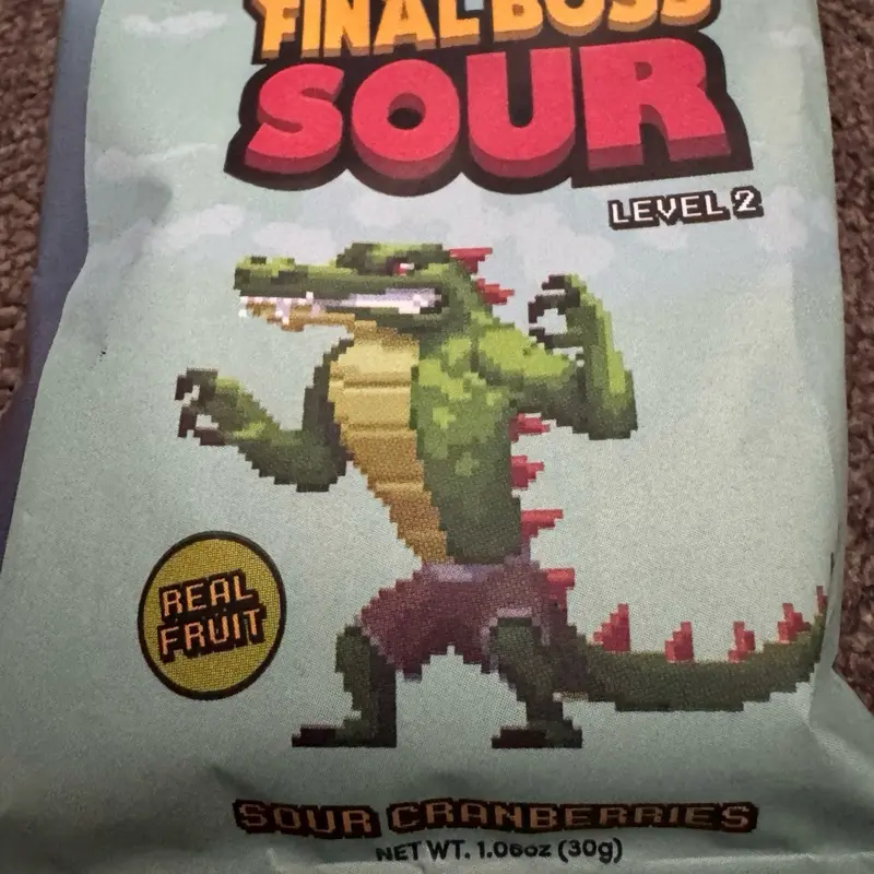 final boss sour cranberries level 2 1.06 oz  min bag
