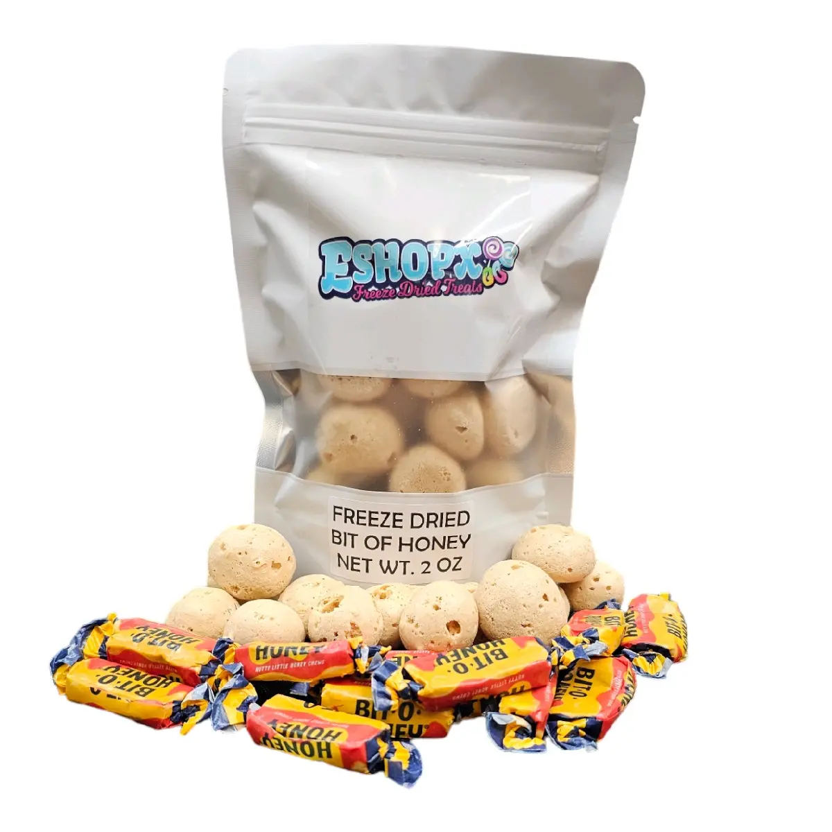Bit O Honey Freeze Dried Candy - honey bites 2 oz Snack Sweet Candies Bonbon Bit O Honey Freeze Dried Candy - honey bites 2 oz Snack Sweet Candies Bonbon