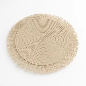 Elegant Braided Paper Placemats for Weddings