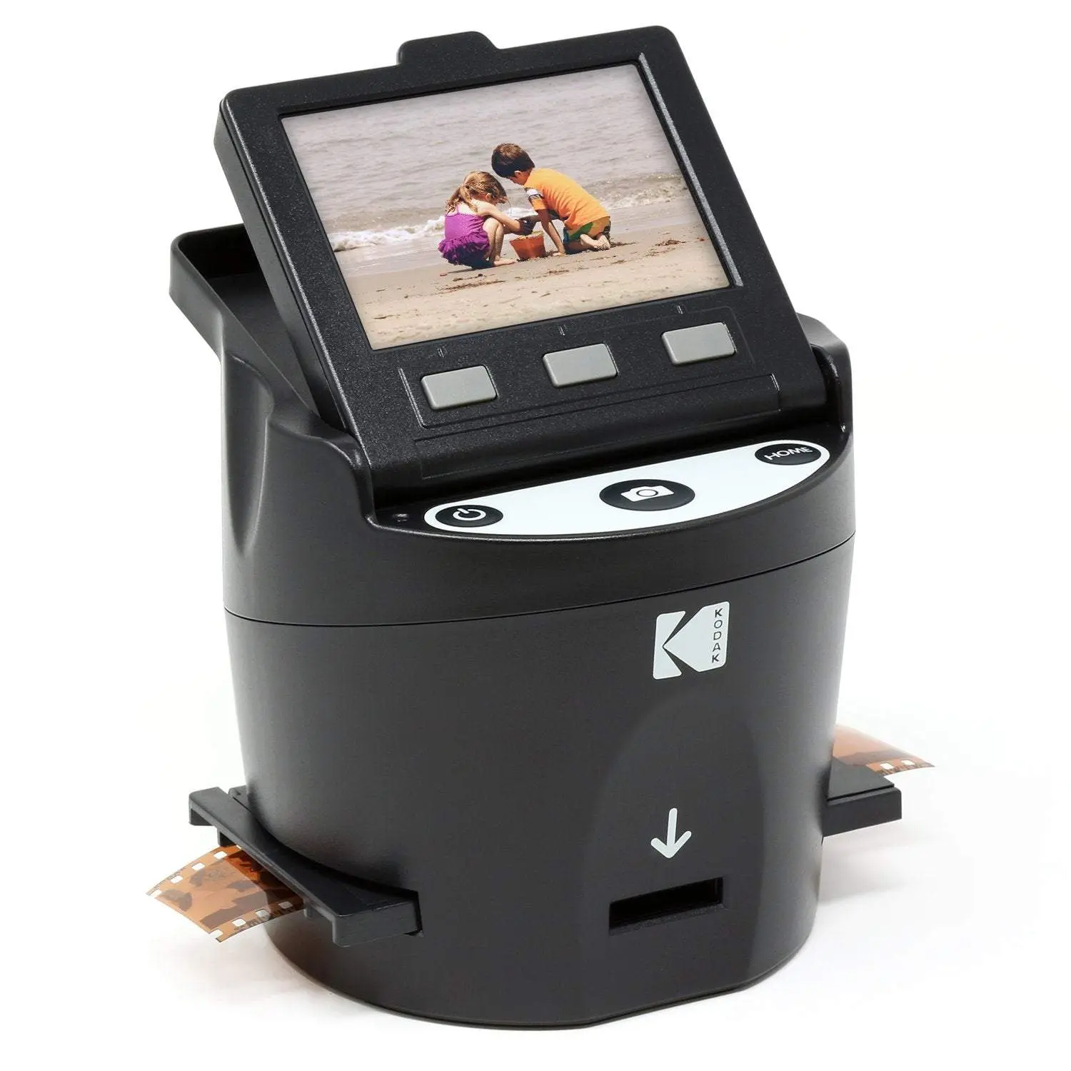Kodak SCANZA Digital Film & Slide Scanner - Converts Negatives & Slides to JPEG Images, Optimizes Digital File Quality for Computers & Office Use