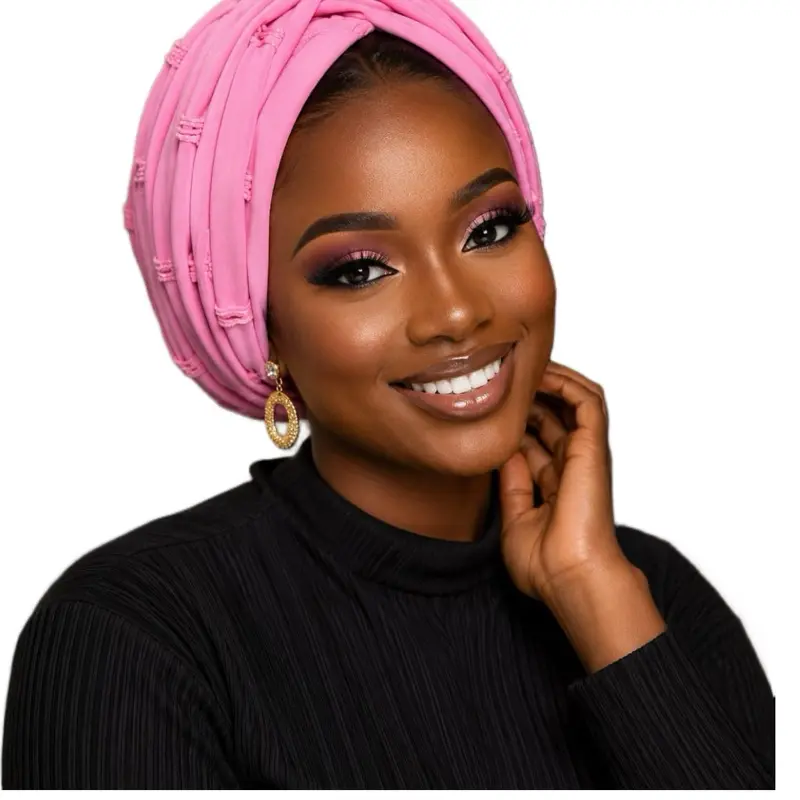 Turban with beaded stones