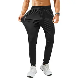 Mens Sweatpants with Zipper Pockets - Lightweight Athletic Joggers for Workout, Running, Gym, Track, Casual Wear