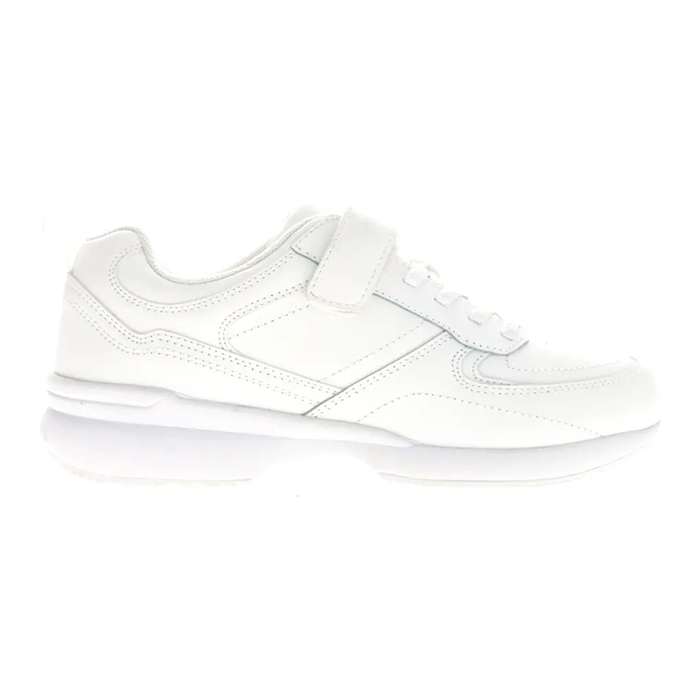 Propet Womens Lifewalker Flex Walking Walking Sneakers Shoes - White